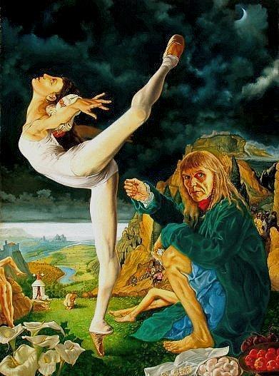 Self-Portrait  with Ballerina