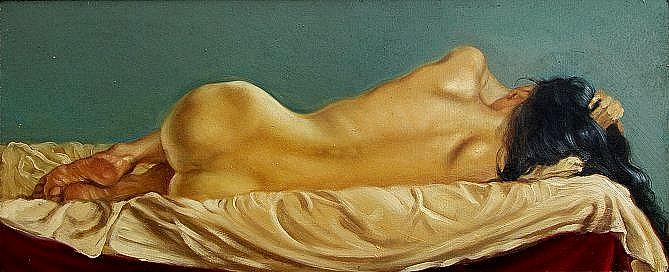 Backview Lying Nude