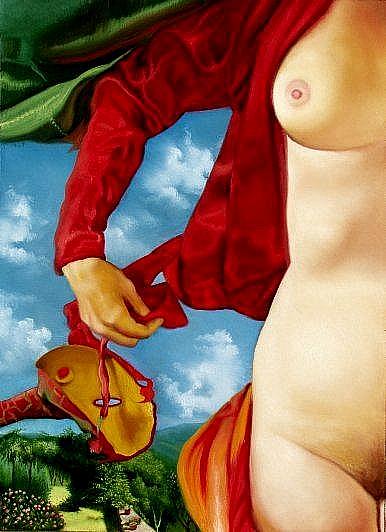 The Red Blouse and Mask